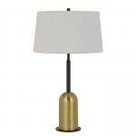Black/antique brass Metal Rimini - Table lamp