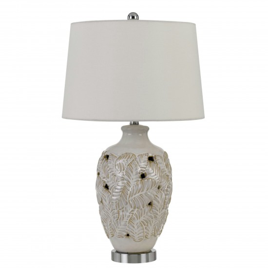 Ivory Metal Leland - Table lamp