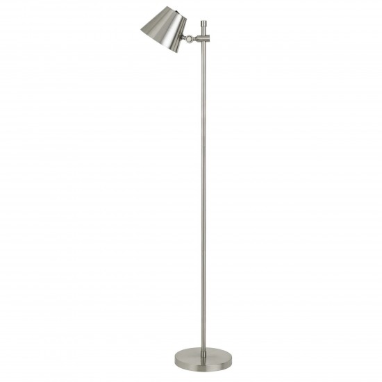 Brushed steel Metal Vaduz - Floor lamp