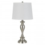Brushed steel Metal Forssa - 2 pc.table lamp set