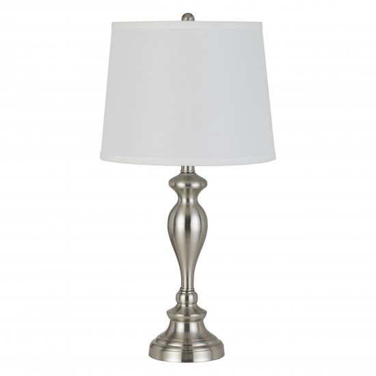 Brushed steel Metal Forssa - 2 pc.table lamp set