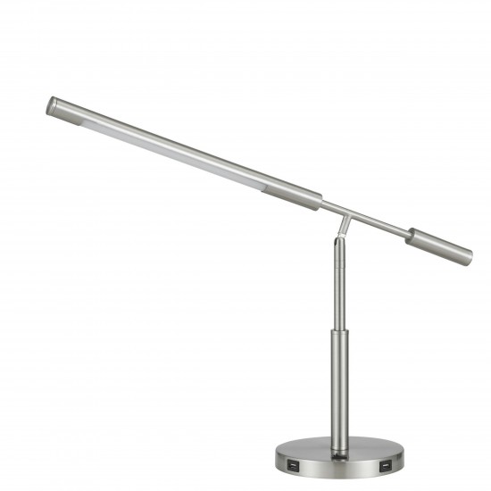 Brushed steel Metal Auray - Desk lamp