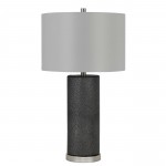 Black leathrette Metal Graham - Table lamp