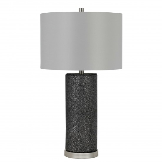 Black leathrette Metal Graham - Table lamp