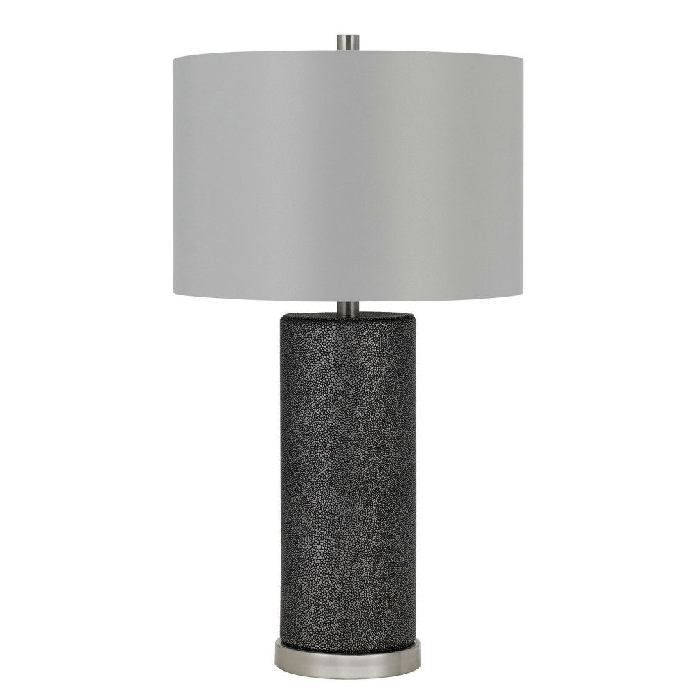 Black leathrette Metal Graham - Table lamp