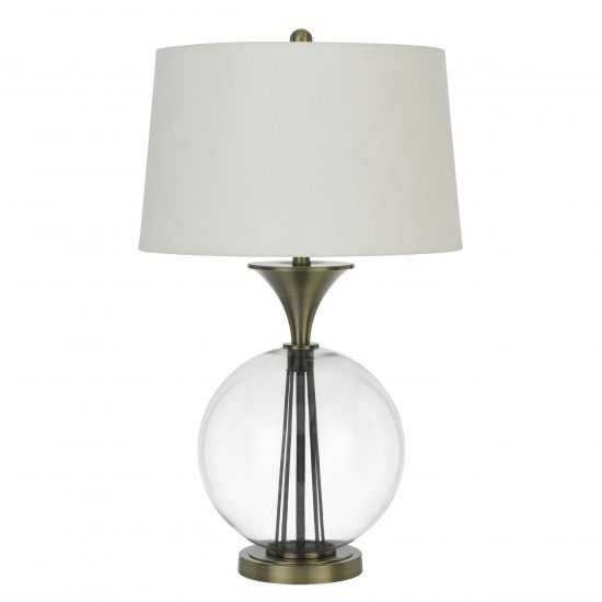 Glass/antique brass Metal Moxee - Table lamp