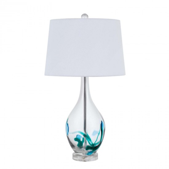 Clear / turquoise Cystal Harlan - Table lamp