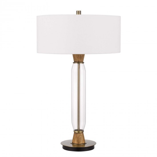 Clear/light oak Metal Towson - Table lamp