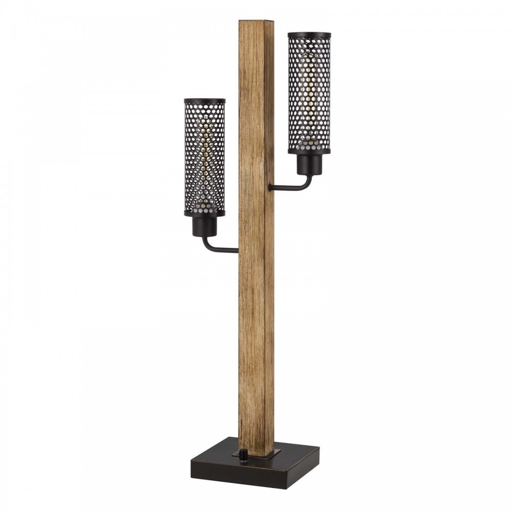 Light oak Metal Lenox - Table lamp