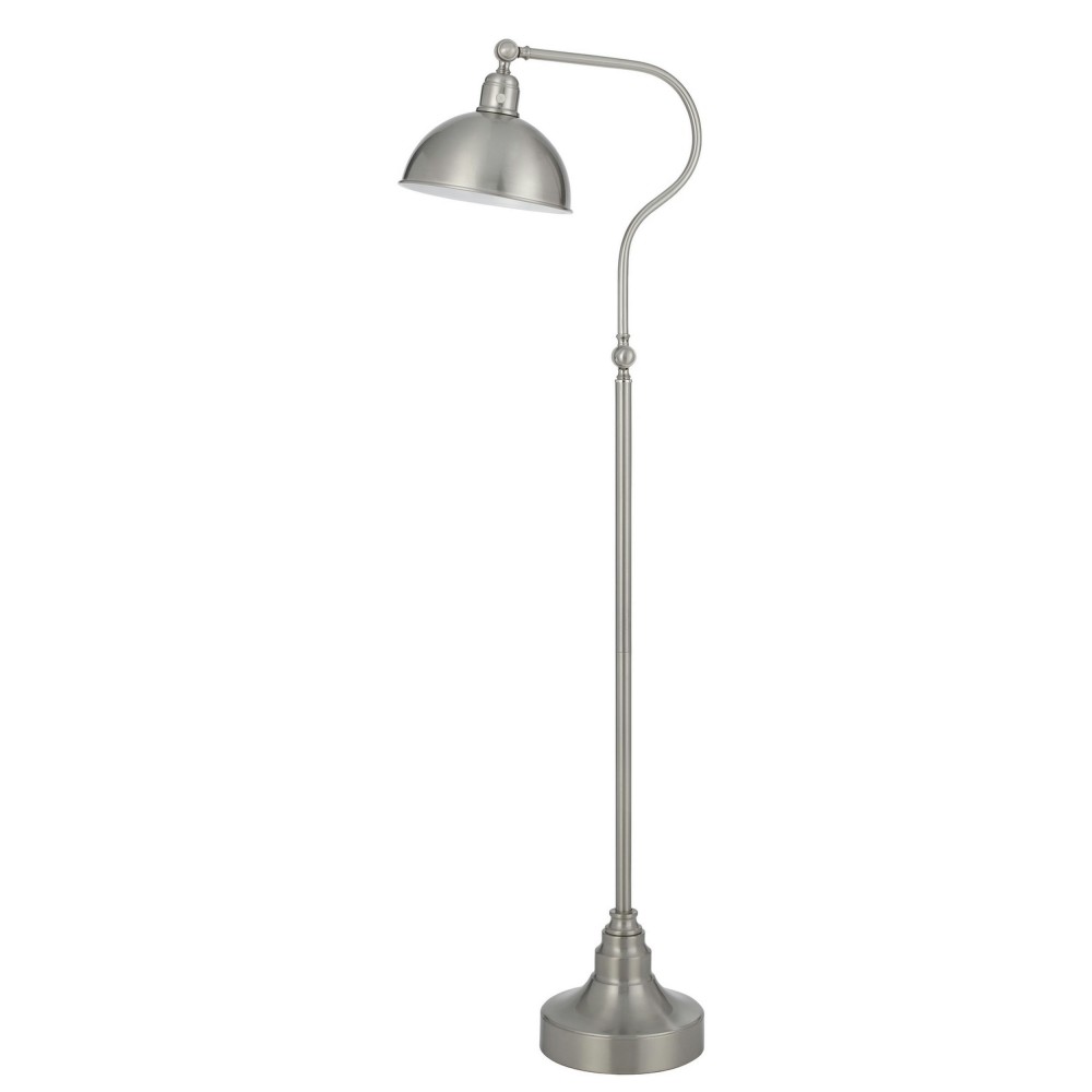 Brushed steel Metal Industrial - Floor lamp