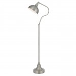 Brushed steel Metal Industrial - Floor lamp