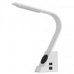 White Metal Convolution - Desk lamp
