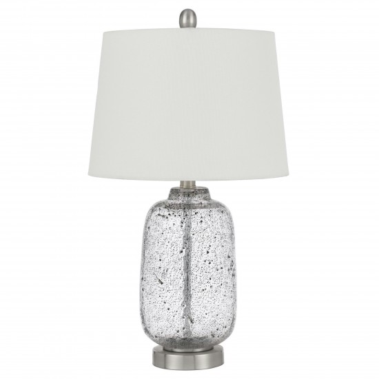 Brushed steel/glass Metal Solaro - Table lamp