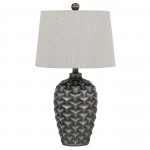 Metallic silver Resin Dresano - Table lamp