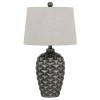 Metallic silver Resin Dresano - Table lamp