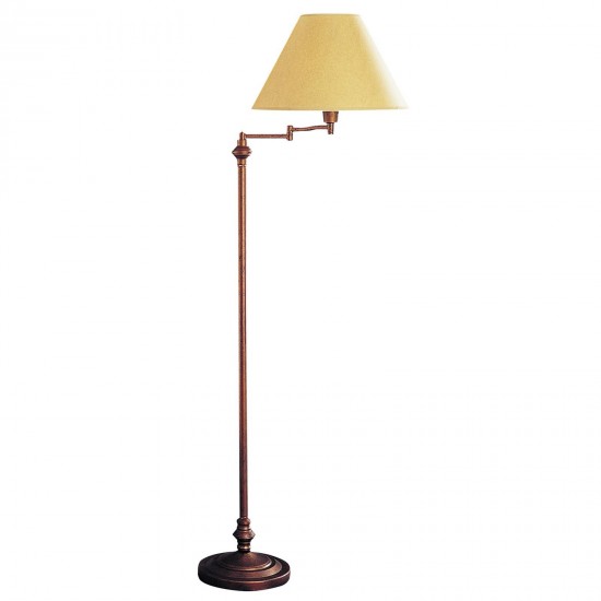 Rust Metal Swing arm - Floor lamp