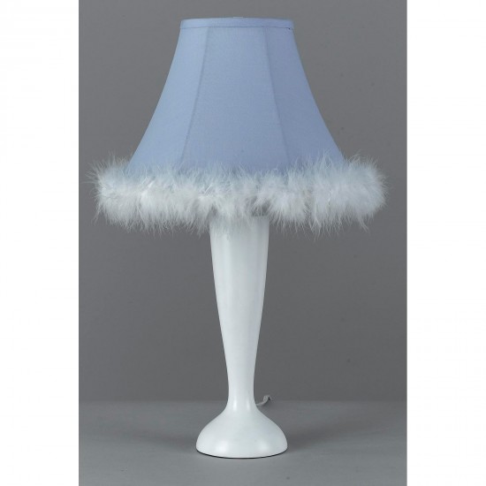 Blue Resin Maid - Table lamp