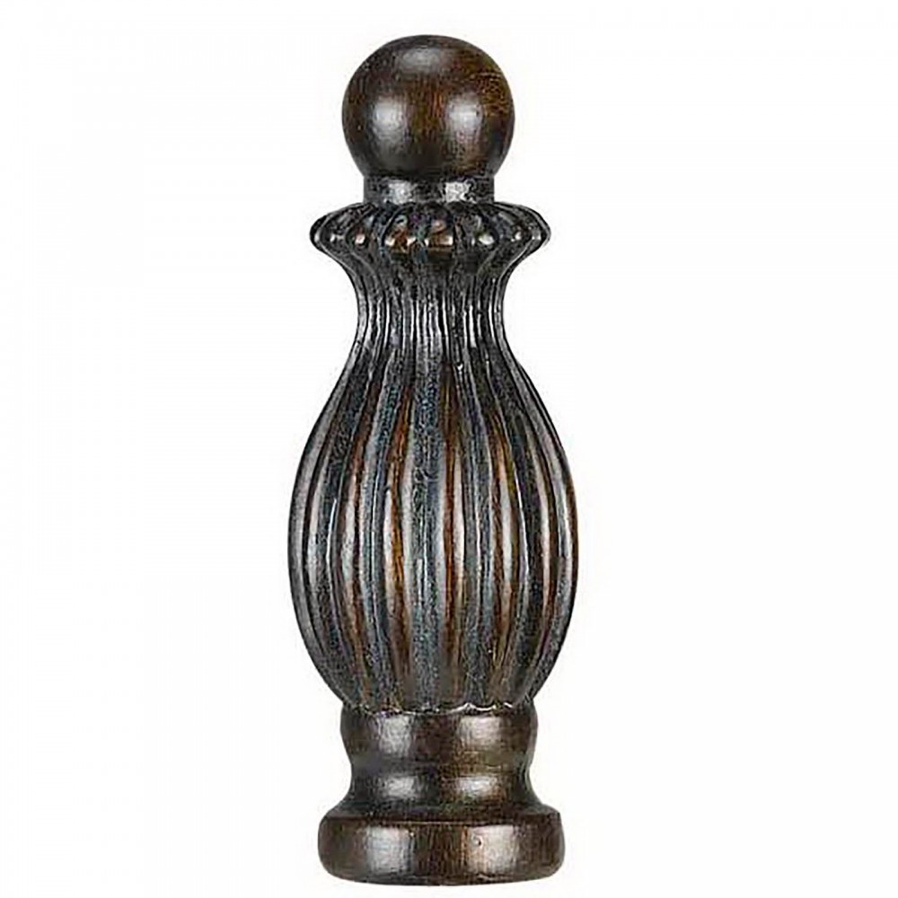 Brown Resin Finial - Finials, FA-5005B