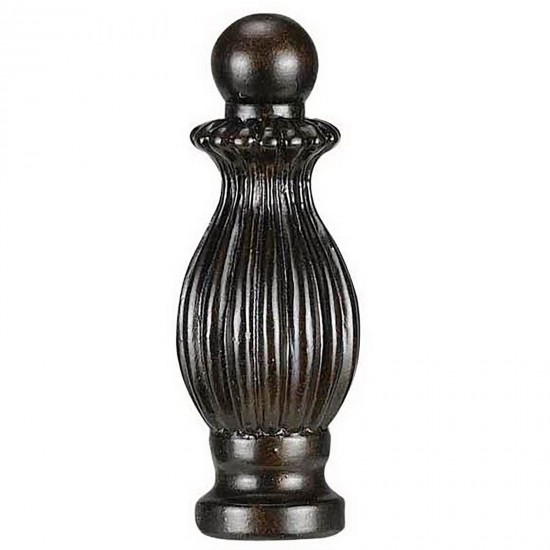 Brown Resin Finial - Finials, FA-5005C