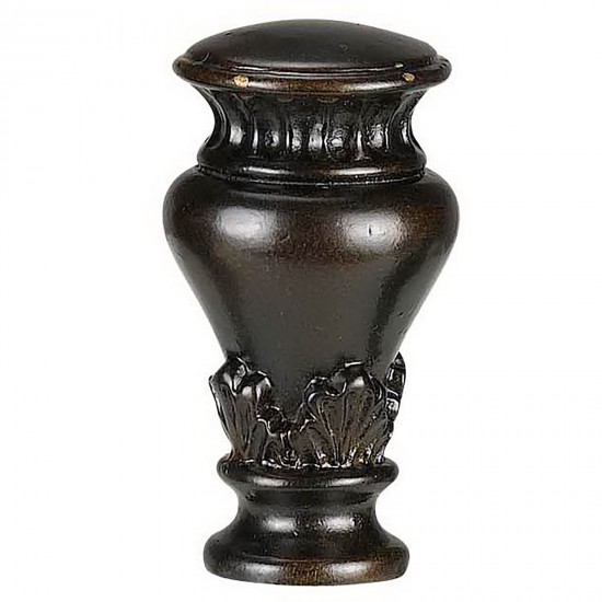 Dark brown Resin Finial - Finials, FA-5008C