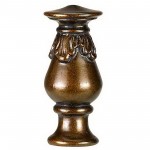 Brown Resin Resin finials - Finials