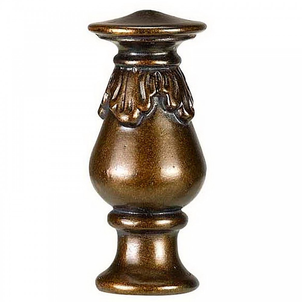 Brown Resin Resin finials - Finials