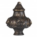 Brown Metal Metal finials - Finials, FA-5058A