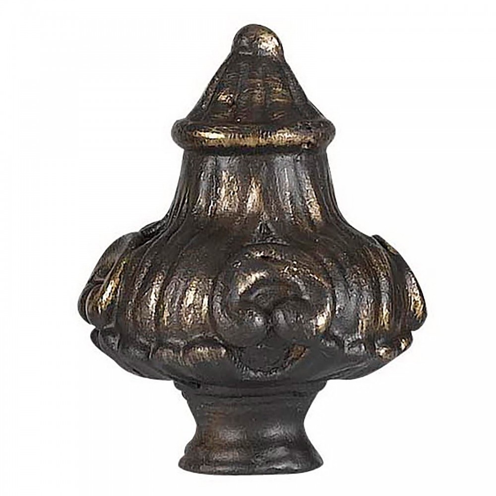 Brown Metal Metal finials - Finials, FA-5058A