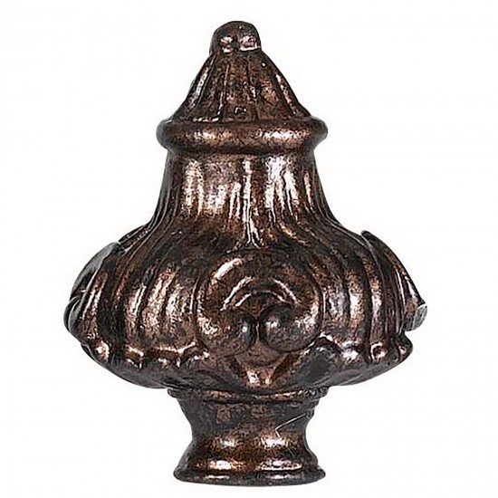 Brown Metal Metal finials - Finials, FA-5058B