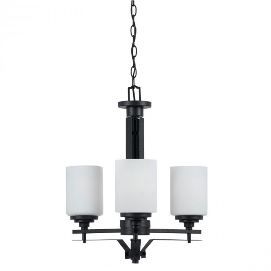 Frosted white Metal Judson - Chandelier