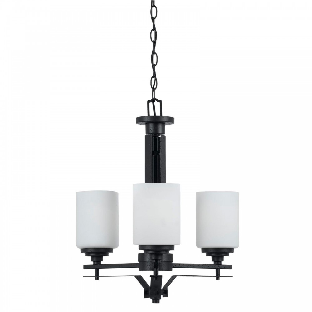 Frosted white Metal Judson - Chandelier