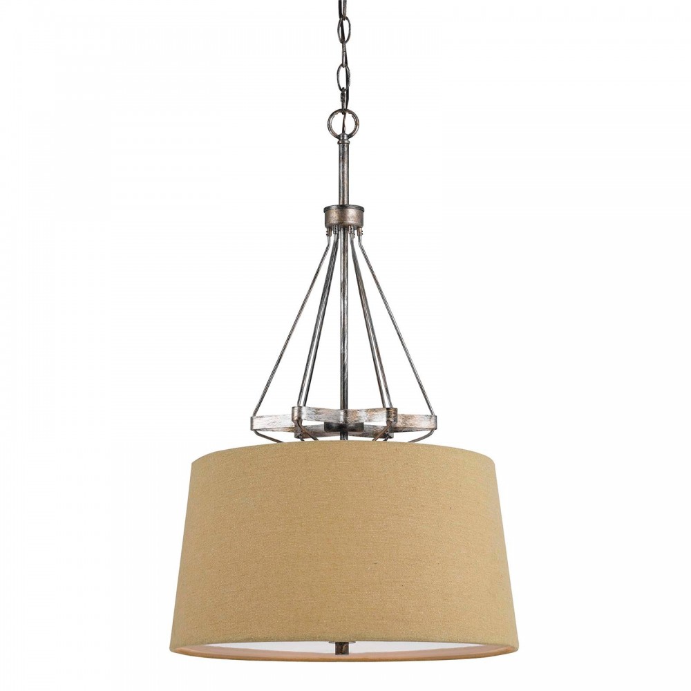 Textured steel Metal Cresco - Pendant