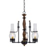 Metal/wood Metal Trenton - Chandelier, FX-3564/3