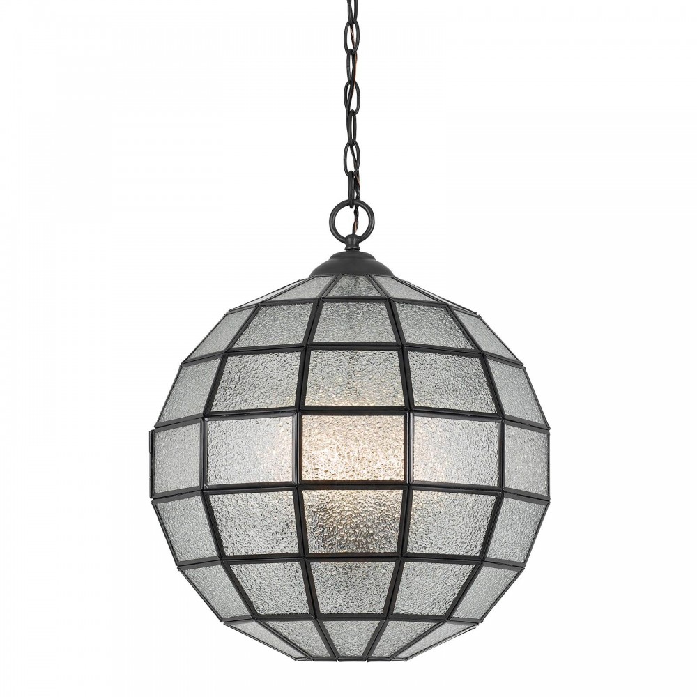 Black Glass/metal Diego - Pendant Black Glass/metal Diego - Pendant