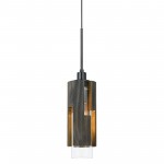 Wood/black Metal/wood Reggio - Chandelier, FX-3641-1