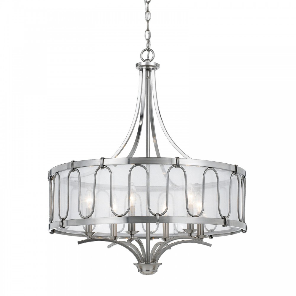 Brushed steel Metal Vicenza - Chandelier