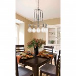 Brushed steel Metal Transformer - Chandelier, FX-3652-5