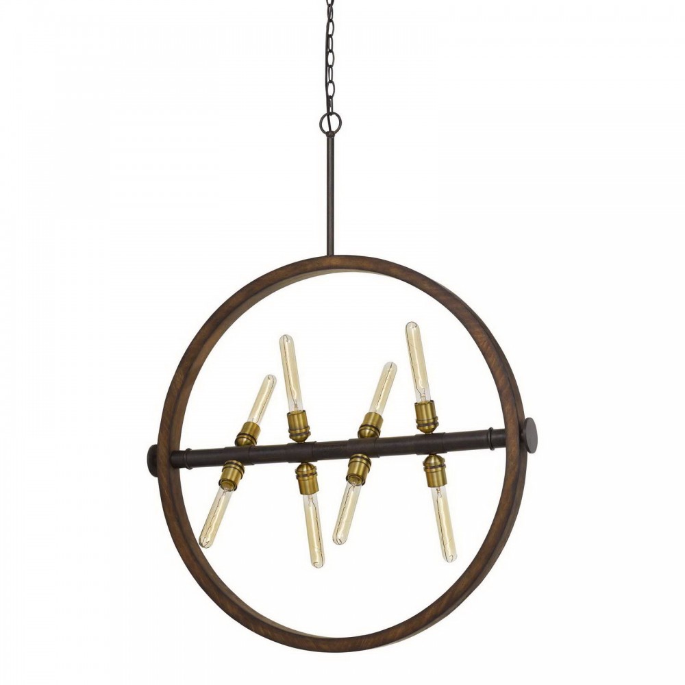 Oak/iron Metal/wood Teramo - Chandelier