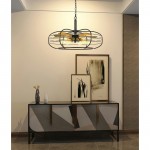 Dark bronze Metal Margo - Chandelier