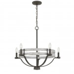 Gray Metal Brig - Chandelier