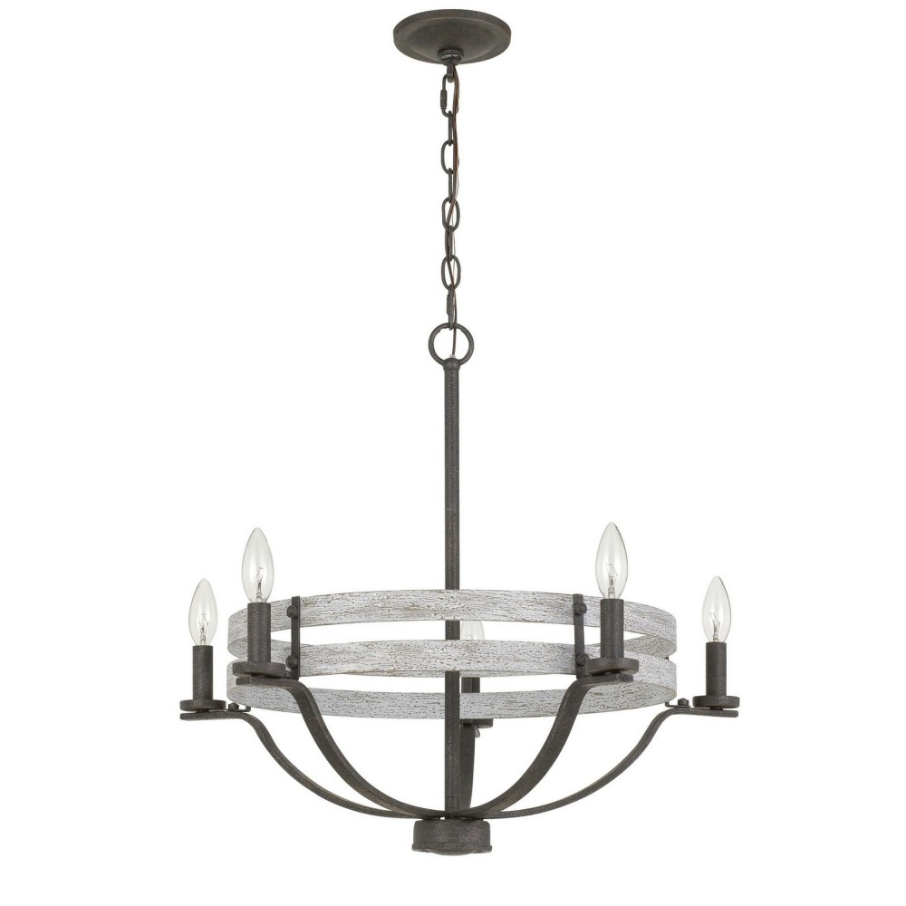 Gray Metal Brig - Chandelier