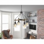 Wood/iron Metal Aosta - Chandelier