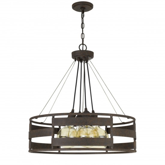 Rust Metal Rochefort - Chandelier