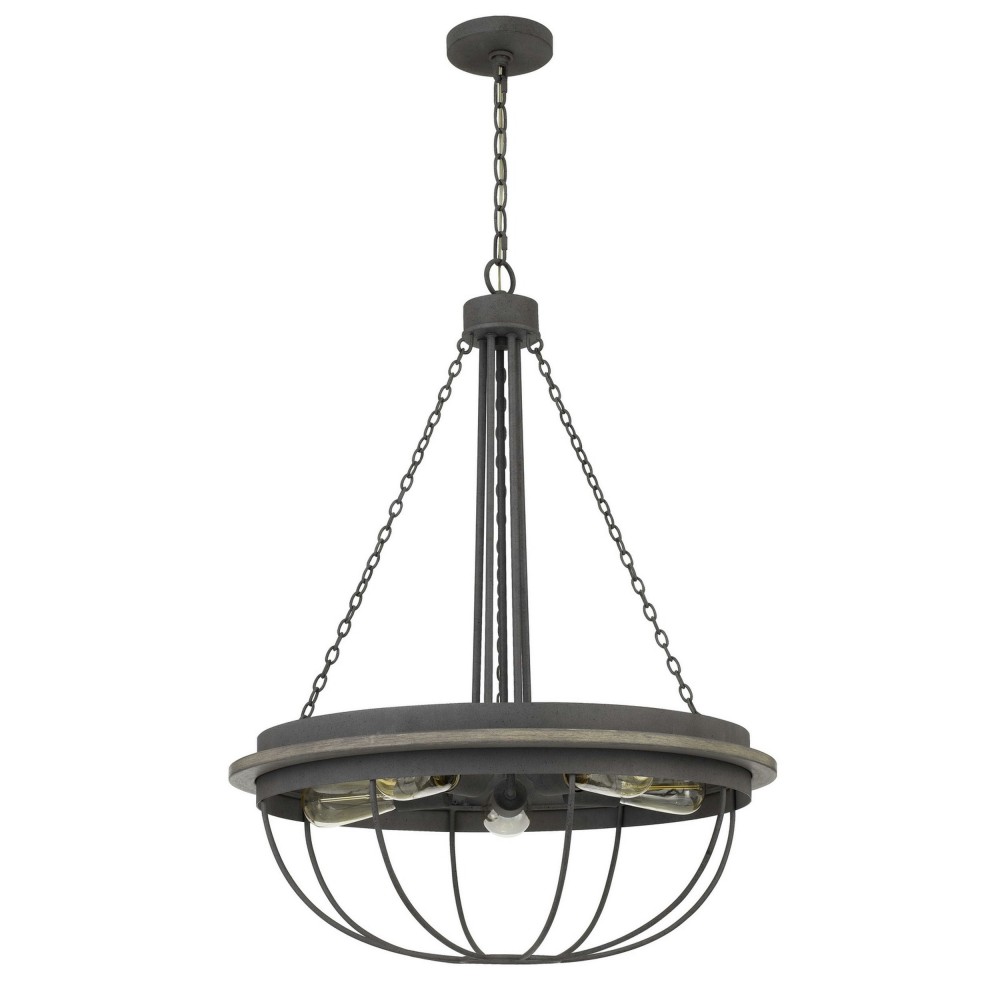 Dove grey Metal Nixa - Chandelier, FX-3748-5