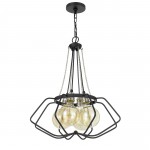 Black/chrome Metal Laude - Chandelier