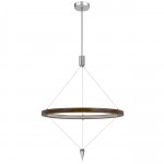 Pine Metal,wood Viterbo - Chandelier, pendant