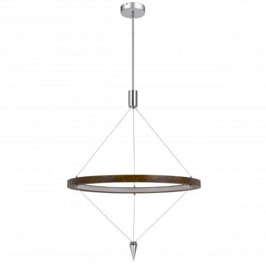 Pine Metal,wood Viterbo - Chandelier, pendant