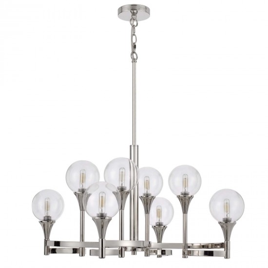 Chrome Chrome Milbank - Chandelier, FX-3759-8