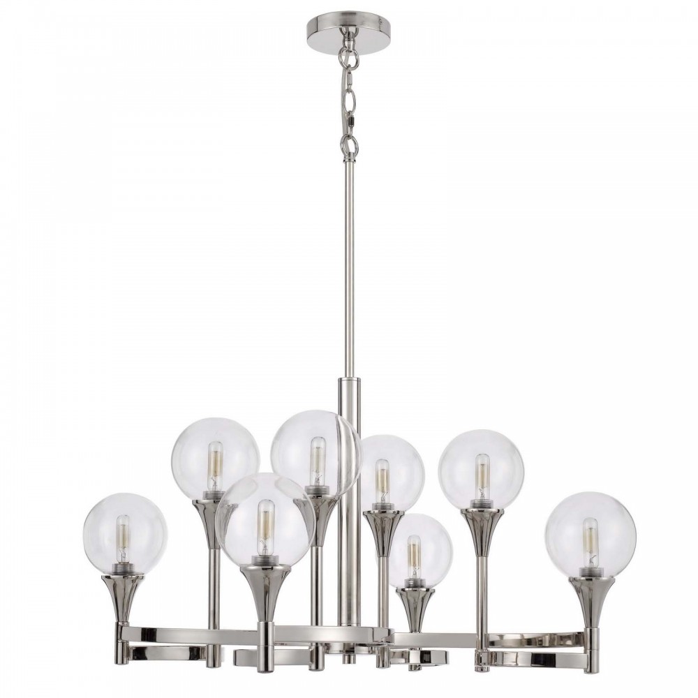 Chrome Chrome Milbank - Chandelier, FX-3759-8