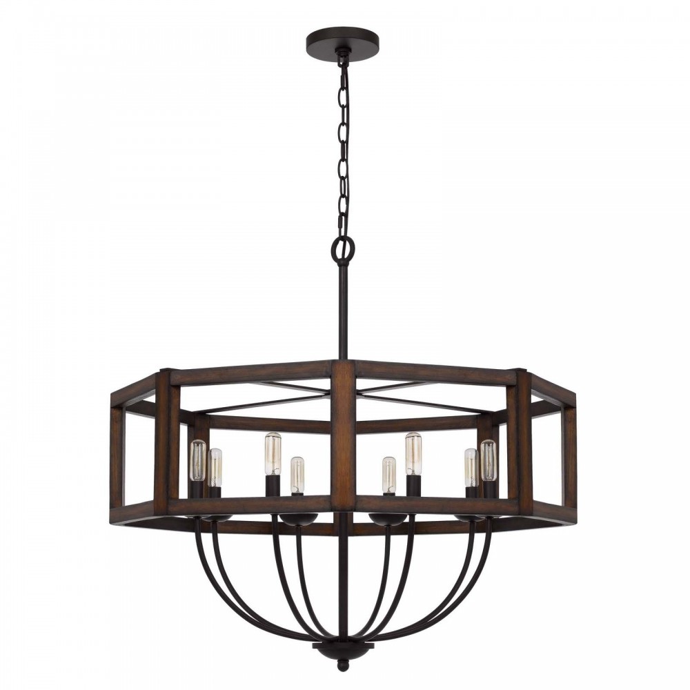 Oak Dark bronze Renton - Chandelier, FX-3761-8